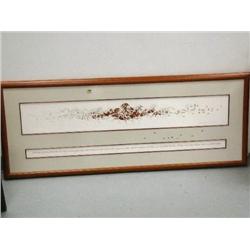 Bev Dolittle Print, Singed and numbered, Frame size, 47" x 22" 46692/57600 "When the Wind Head Wings