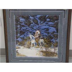 Bev Dolittle Print, Signed and Numbered, "Eagle Heart" 42922/48000 16" x 16"