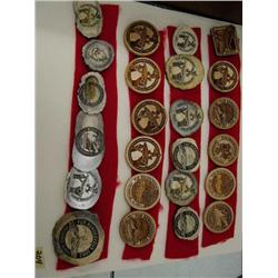 Fur Rondy Collection of Wood and Antler Pins