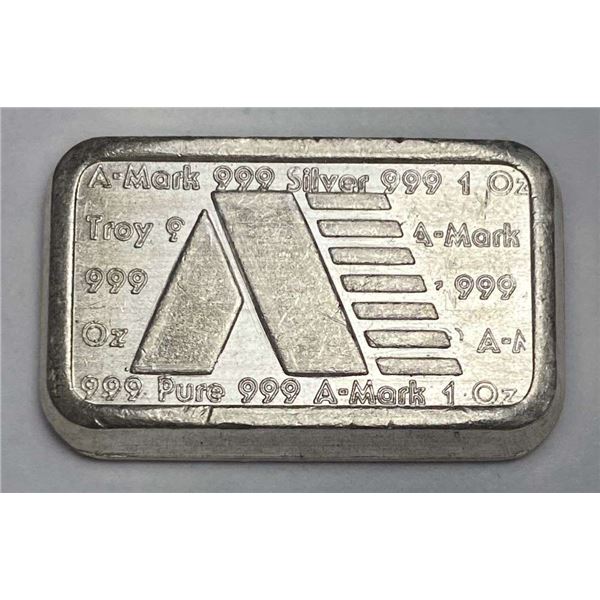 Vintage A-Mark 1 ozt .999 Silver Bar