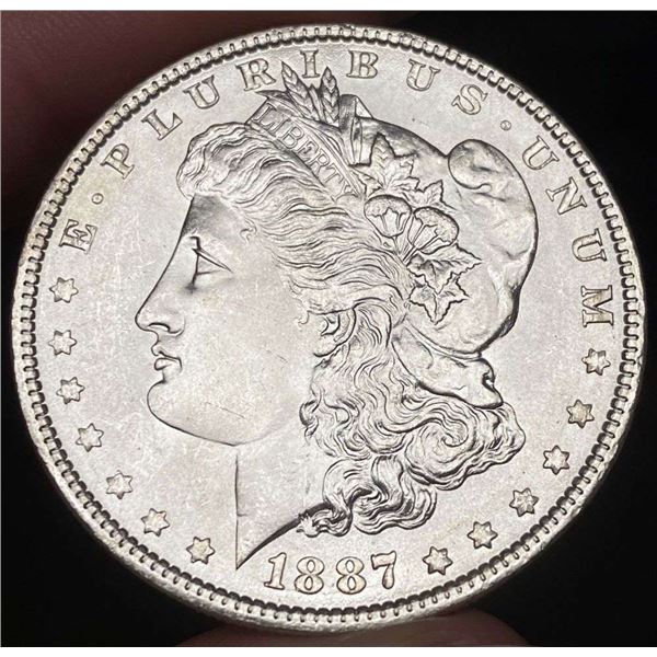 1887 Morgan Silver Dollar MS65