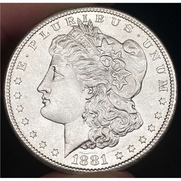 1881-S Morgan Silver Dollar MS65