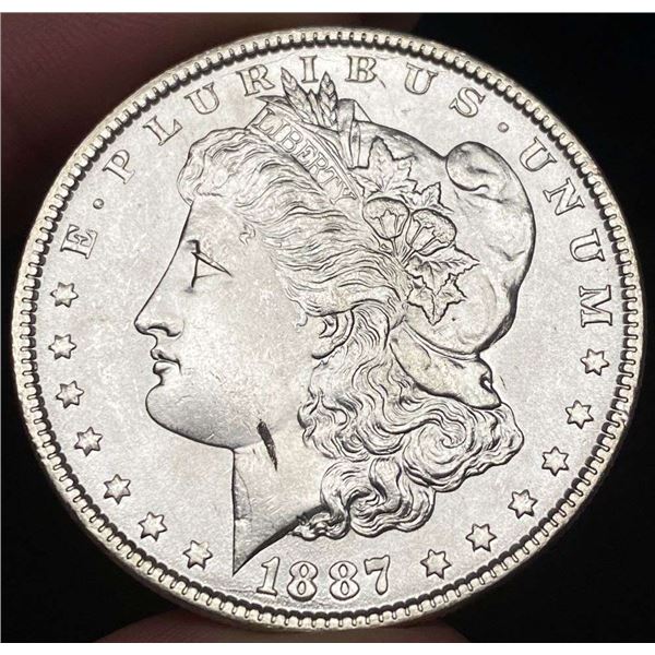 1887 Morgan Silver Dollar MS65