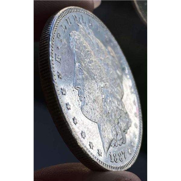 1887 Morgan Silver Dollar MS63 PL
