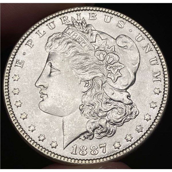1887 Morgan Silver Dollar MS65