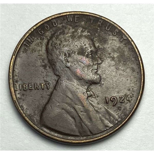1924-D Lincoln Cent VF