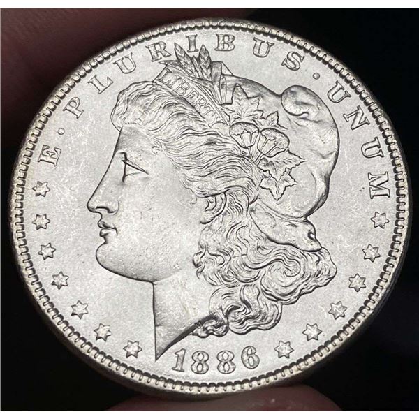 1886 Morgan Silver Dollar MS63