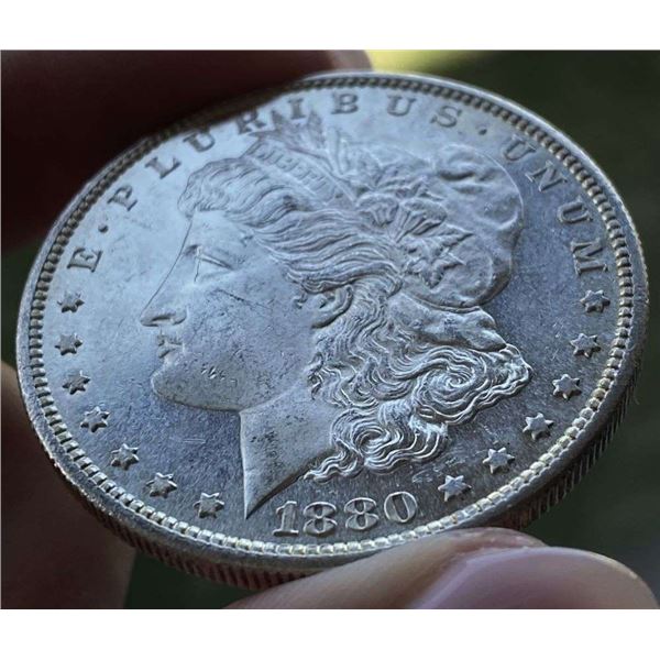 1880-S Morgan Silver Dollar MS63 PL
