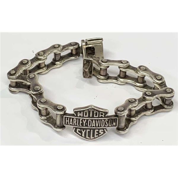 Harley Davidson Motor Cycles Sterling Silver Bracelet