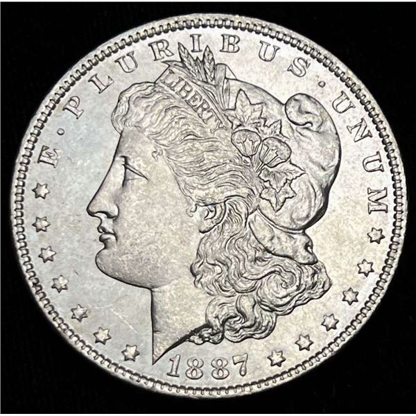 1887 Morgan Silver Dollar MS64