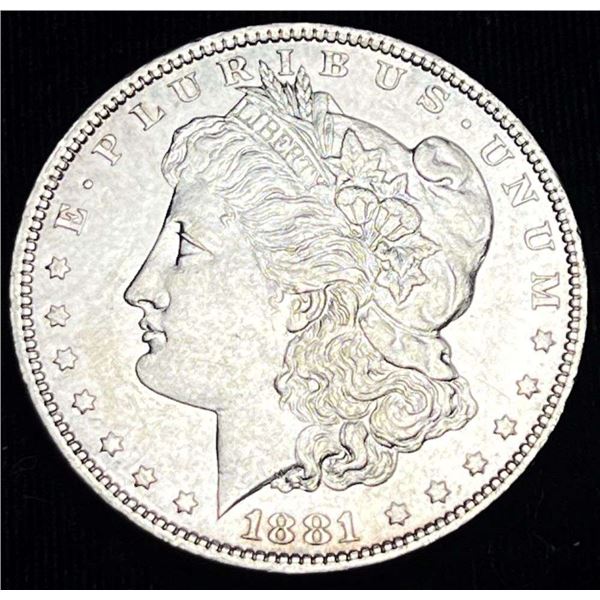 1881-O Morgan Silver Dollar AU58