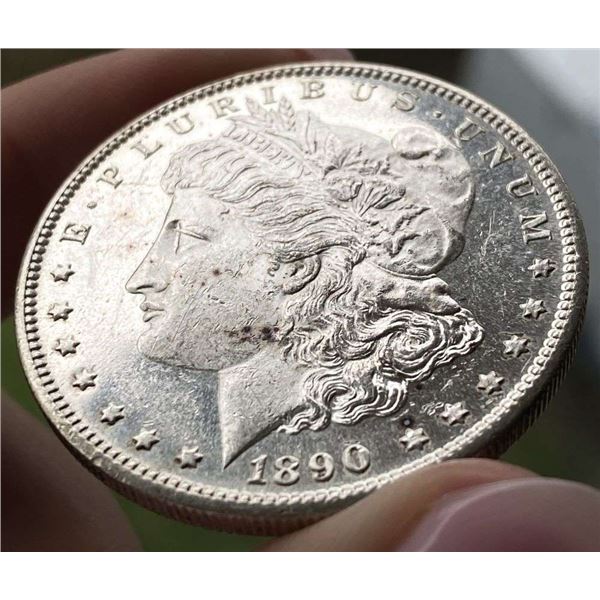 1890-S Morgan Silver Dollar MS63 PL