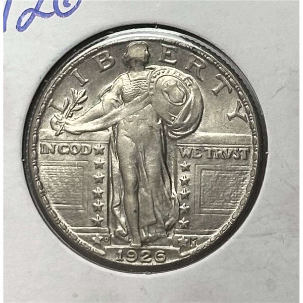 1926-D Standing Liberty Silver Quarter