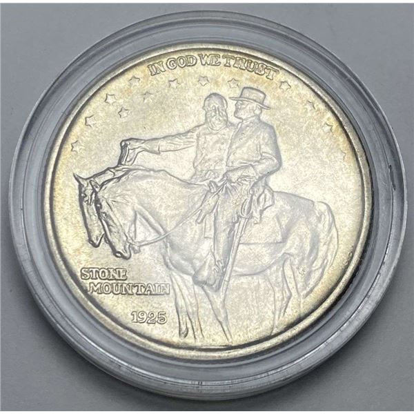 1925 U.S. Stone Mountain Commemorative Silver Half Dollar MS65