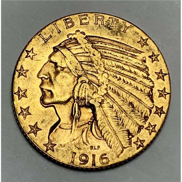 Last Minute! 1916-S Gold $5 Indian Head AU58