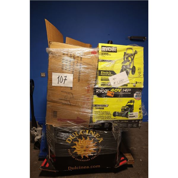 pallet #107 - Home Depot y Mercancia general