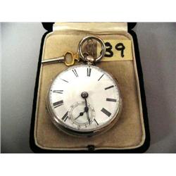 Keywine Keyset Fussee Movement Pocket Watch