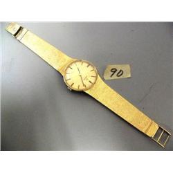 Men's 14k Gold Omega Watch and Band in Good Running Condition (1)