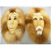Image 1 : Anaktuvic Pass Masks:  Husband and Wife with Re Fox Fur (74)