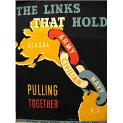 "The Links That Hold"  WWII Military Poster  (54)