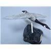 Image 3 : 6 1/2" Flying Canadian Goose mounted on Soapstone by Charlie Kokuluk 199C