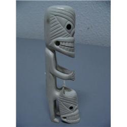 6" Topluk Carved out of Caribou Antler  (52)