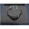 Image 1 : Necklace with 9 Marquis cut Diamonds, Total Weight 2cts. Min. Bid $900, Replacement Cost $5,500  (52