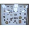 Image 1 : Collection of Iditarod Collector's Pins 1983-1997 Frame  Size 15 1/2" x 18"  (54)
