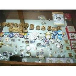 Huge Collection of Laser Iditarod Pins and Other Assorted Iditarod Pins and Ornaments  (54)