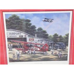 Print by Pamelee C. Renfore "Coca Cola Goes Along"  24" x 26"  (36)