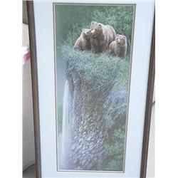 Shane Lamb  111/400 3 Bears, "Higher Ground    Frame Size  31" x 17" (36)