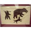 Image 1 : Print titled Exhausted Bear 1968 by Papiduk 33/48 Eskimo Wisdom Arctic  (56)