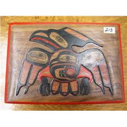 hand carved & painted Raven Box by Rose Albert  (56)
