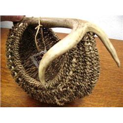 Deer Antler Basket 8"  (97)