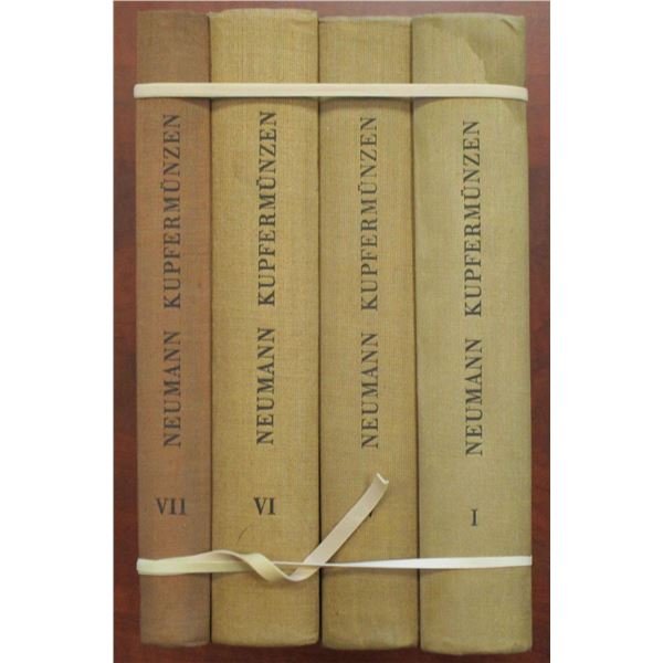 Neumann, Josef. Beschreibung der bekanntesten Kupfermünzen, Volumes I, V, VI, VII