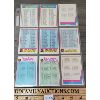 Image 1 : LOT OF 9 - 1970'S HOCKEY CARD CHECKLISTS - INCL WHA