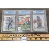 Image 1 : LOT OF 3 - GRADED FOOTBALL ROOKIE CARDS - INCL JAYLEN WADDLE, AND 2X RUSSEL WILSON, 