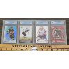 Image 1 : LOT OF 4 - GRADED NHL HOCKEY CARDS - INCL SIDNEY CROSBY, ALEX OVECHKIN AND TIM STUTZLE