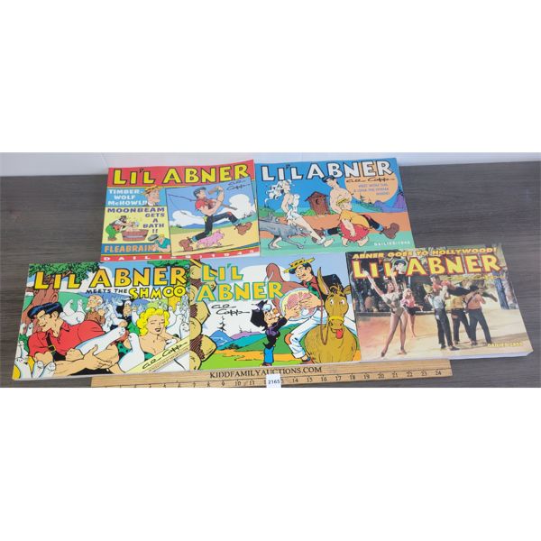 LOT OF 5 - AL CAPP LIL' ABNER PUBLICATIONS