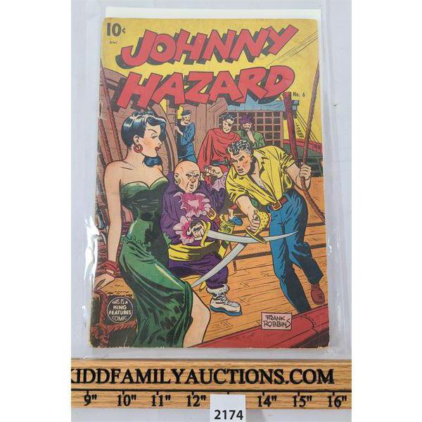 JOHNNY HAZARD NO. 6 COMIC - 10 CENTS