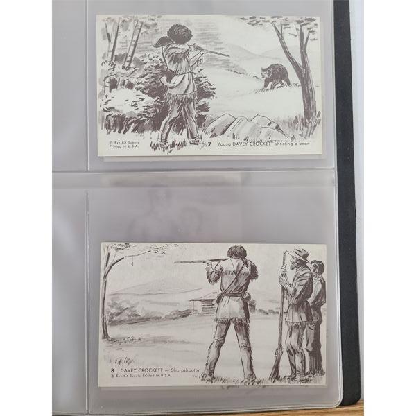 SET OF 1956 EXHIBITS DAVY CROCKETT CARDS