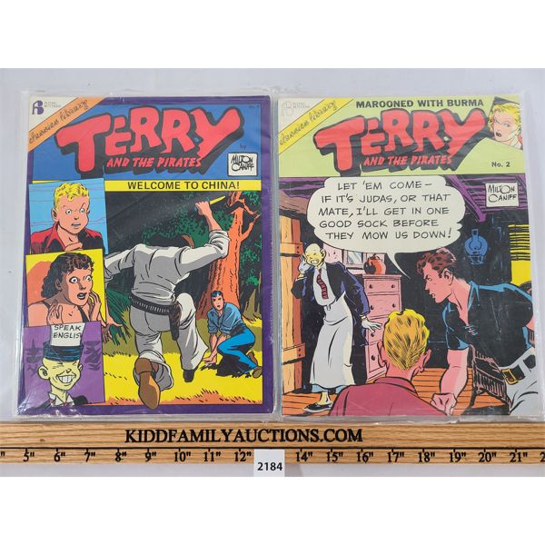 LOT OF 2 - FLYING BUTTRESS COMICS - TERRY & THE PIRATES