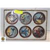 Image 1 : VINTAGE (6) WALL HANGING BIRDS