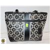 Image 1 : BLACK & WHITE COACH PURSE