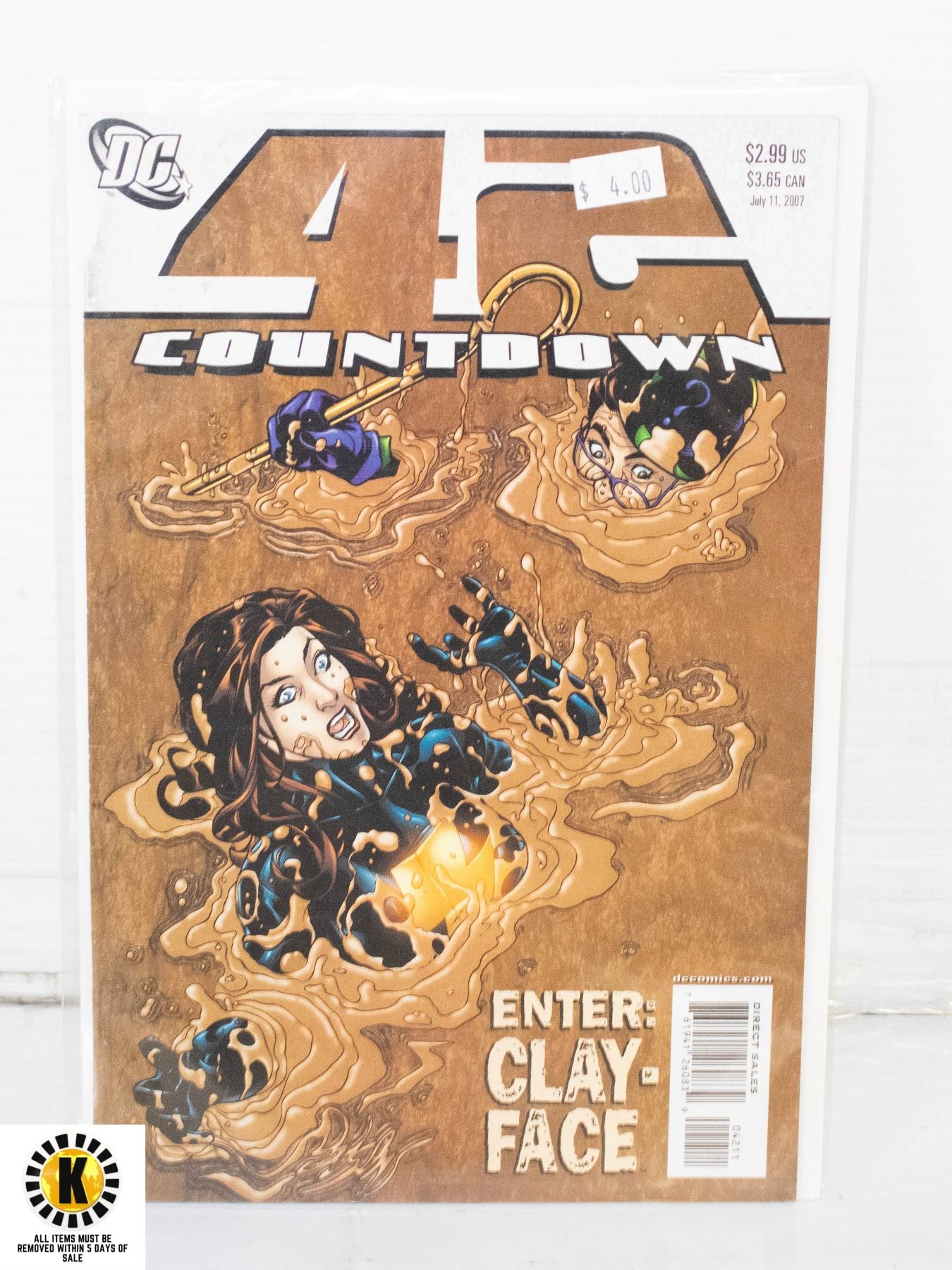 Countdown Comis DC COMICS 42 COUNTDOWN ENTER CLAY FACE