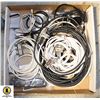 Image 1 : FLAT OF COAX CABLES, SPLITTERS ETC.