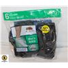 Image 1 : NEW SEALED BLACK ANKLE SOCKS 6-12 SIZE 6-PACK