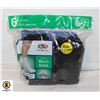 NEW SEALED BLACK ANKLE SOCKS 6-12 SIZE 6-PACK