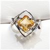 Image 1 : S340-123 SILVER CITRINE(1.35CT) RING