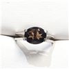 Image 1 : S340-125 SILVER SMOKEY QUARTZ(2.4CT) RING